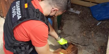 La Guàrdia Civil destrueix explosius trobats en un magatzem de Paüls