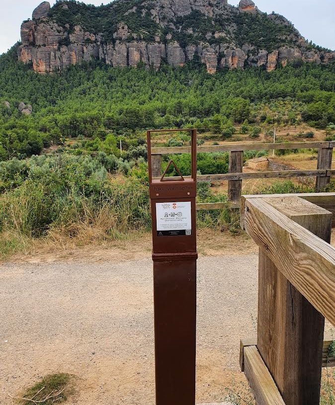 El Consell Comarcal de la Terra Alta instal·la suports per ‘selfies’ en indrets turístics