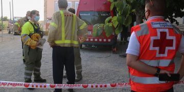 Els Bombers ja tenen controlat l’incendi de la Pobla de Massaluca