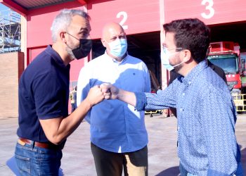 Aragonès arriba a Amposta per presidir la reunió  pels aiguats del Montsià