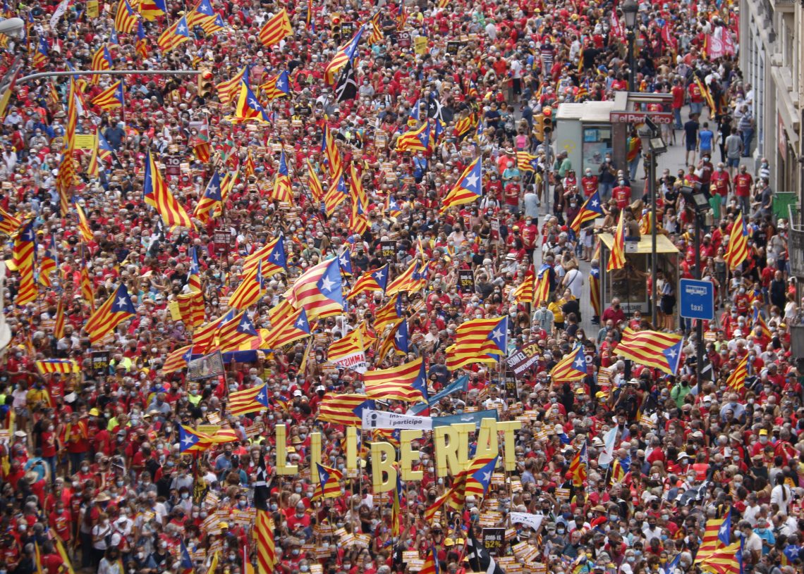 L’independentisme reuneix entre 108.000 i 400.000 persones per la Diada
