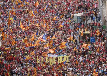 L’independentisme reuneix entre 108.000 i 400.000 persones per la Diada