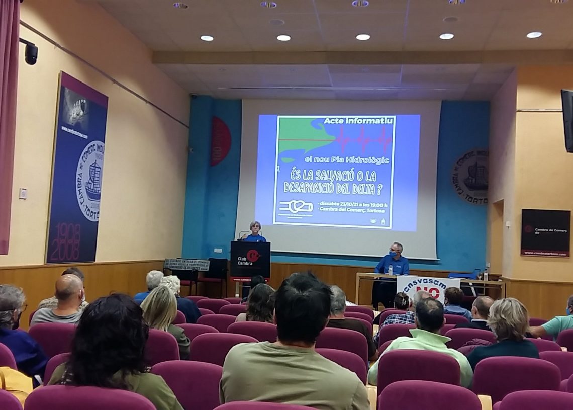 La PDE presentarà al·legacions contra el Pla Hidrològic de la conca de l’Ebre al desembre