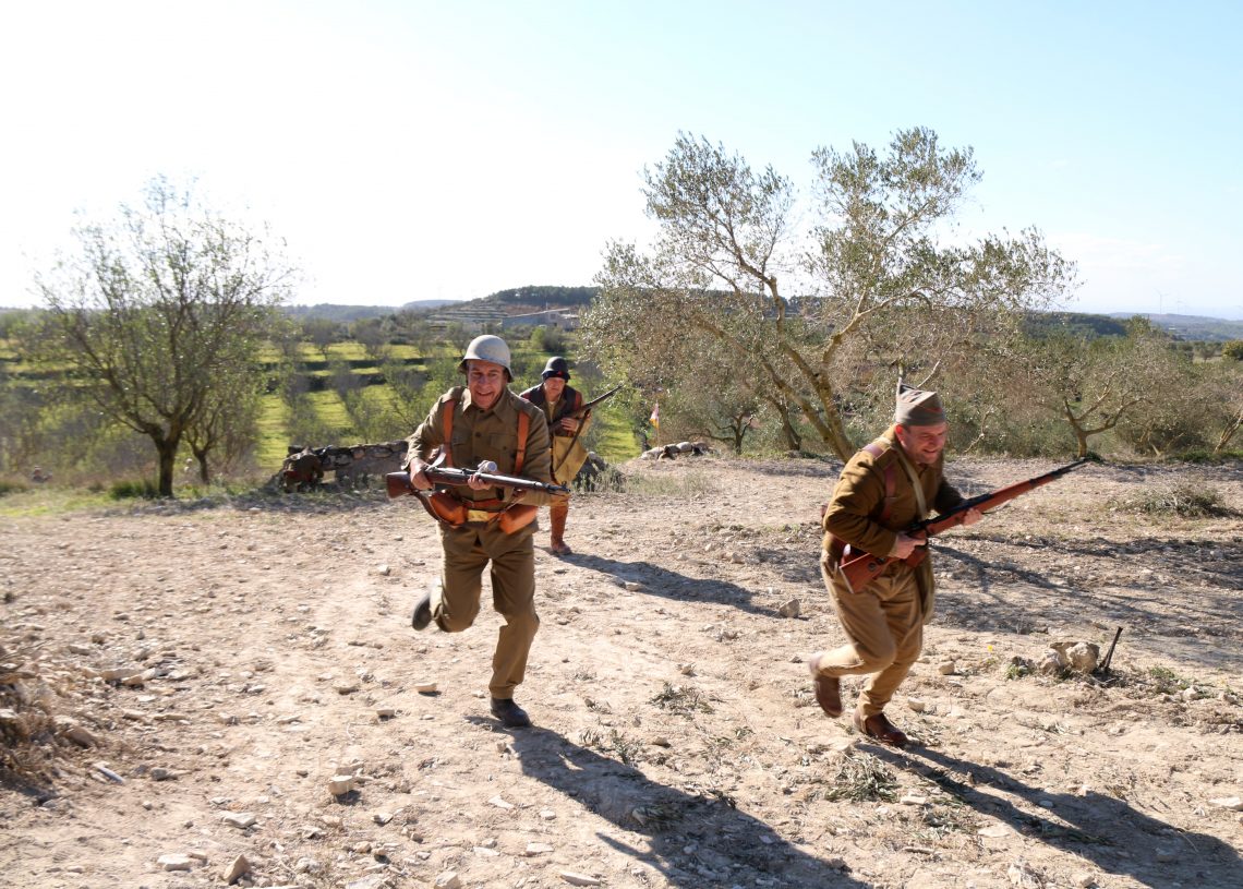 La Fatarella reviu l’últim combat de la Batalla de l’Ebre amb una recreació