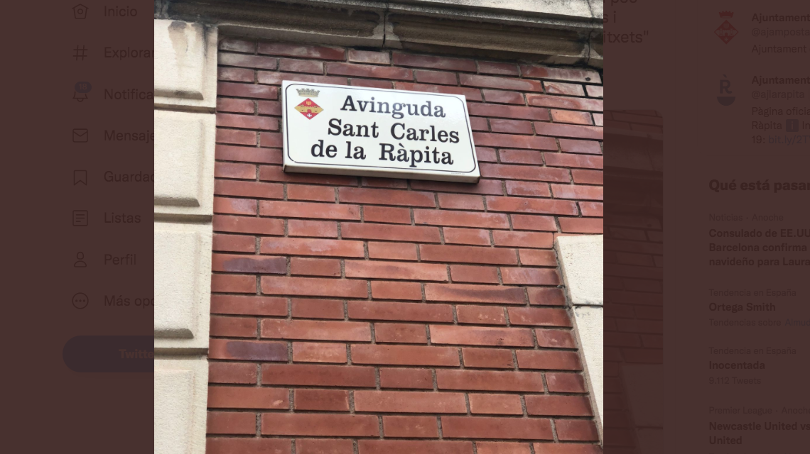 El tuit d’Adam Tomàs que ironitza sobre el canvi de nom de Sant Carles de la Ràpita
