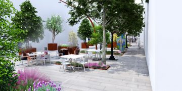 Així serà el renovat carrer Cervantes de Tortosa, convertit en bulevard