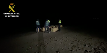 Tres detinguts i tres tones d’haixix en dos desembarcaments interceptats  al Delta