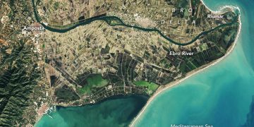 La NASA alerta que la forma del Delta està controlada pel mar i no pel riu