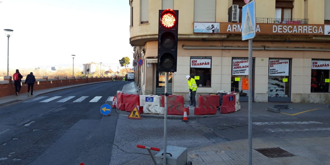 Tortosa renova l’avinguda Felip Pedrell entre la plaça del Paiolet i la plaça de la Catedral