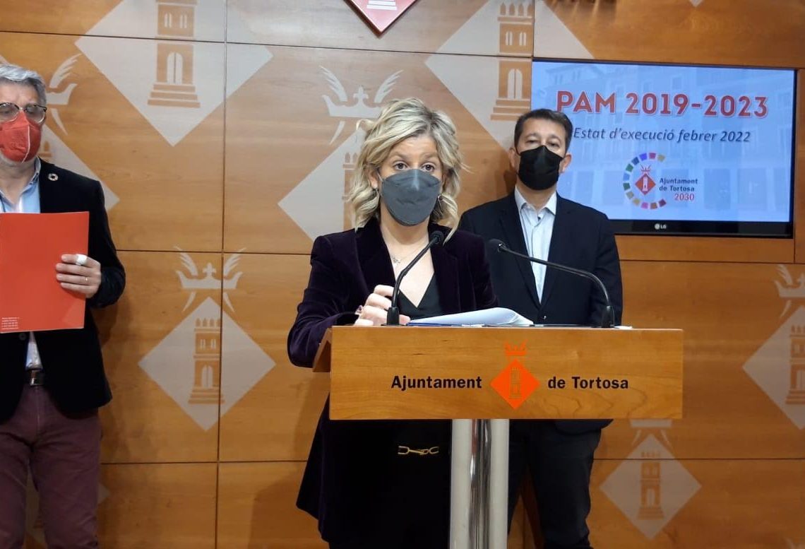 El govern de Tortosa afirma que ja ha executat el 77% del Pla d’Actuació Municipal