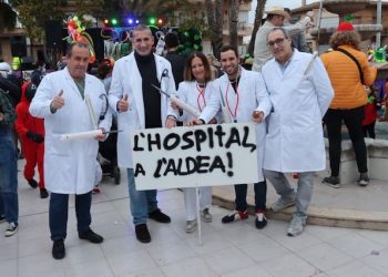 El govern de l’Aldea aprofita el Carnaval per reivindicar el nou hospital al seu municipi