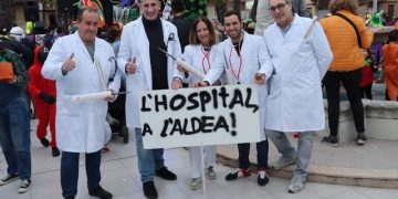 El govern de l’Aldea aprofita el Carnaval per reivindicar el nou hospital al seu municipi
