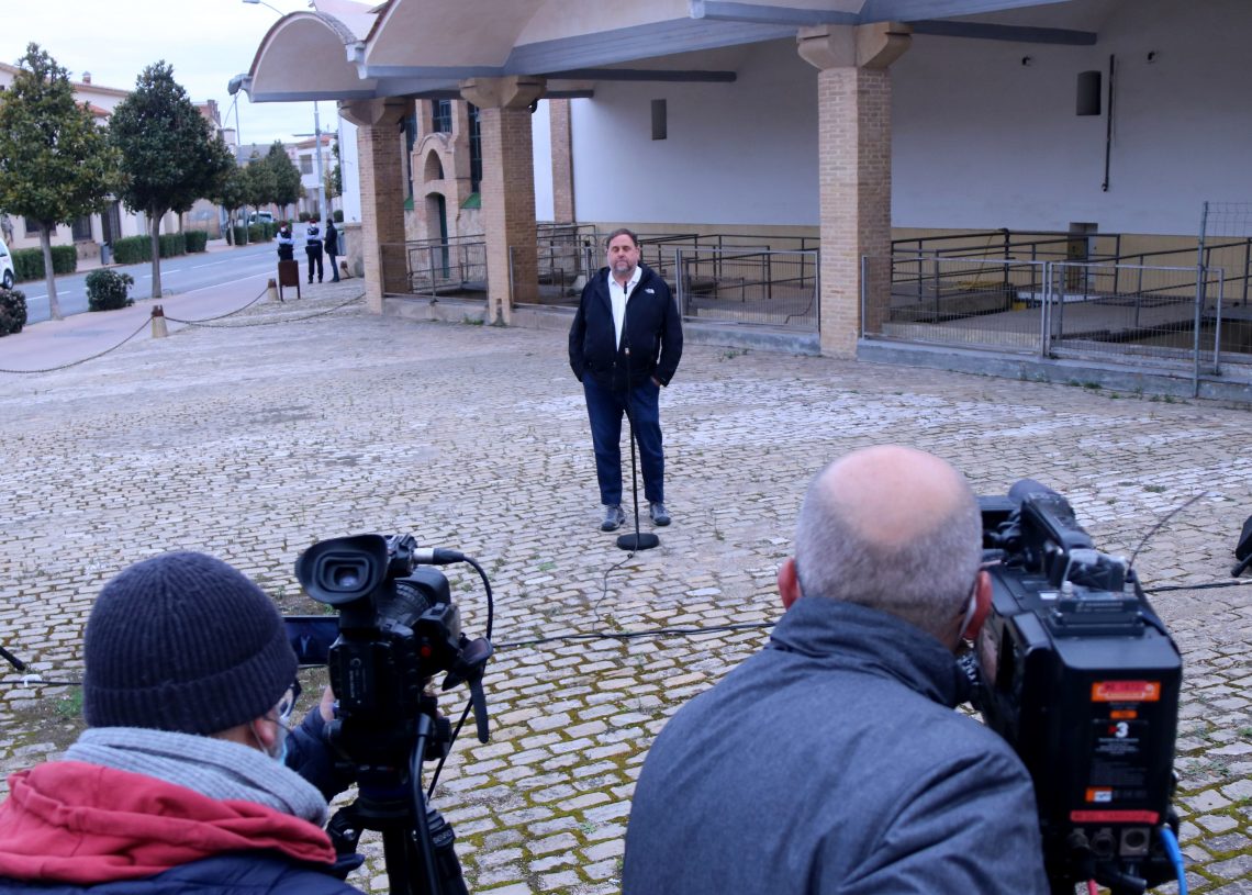 Junqueras hi suca pa des de Gandesa