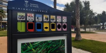 L’Ampolla recull prop de 600 quilos de residus amb quatre minideixalleries urbanes