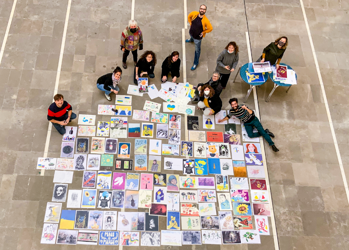 Ignasi Blanch promou el projecte artístic ‘Drawings for Peace in Ukraine’