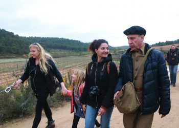 Rememoren la retirada del batalló Lincoln-Washington entre Batea i Corbera d’Ebre amb una ruta a peu