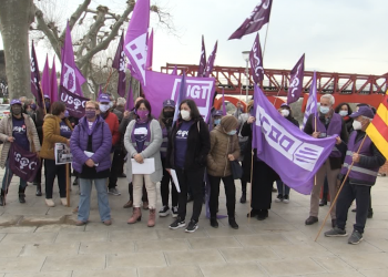 UGT, CCOO i USOC es mobilitzen a l’Ebre pel 8-M: ‘Cal picar pedra tots els dies’