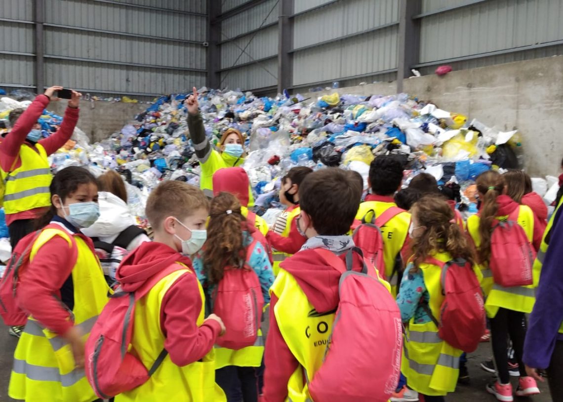 El COPATE organitza visites d’escolars a les plantes de  transferència de l’Aldea