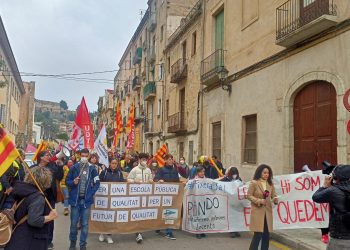 [#Vídeo] Així ha sigut la manifestació de Tortosa el segon dia de vaga a l’ensenyament