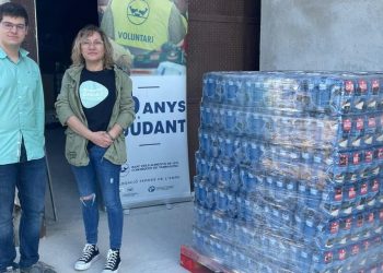 El Moviment Social Delta de l’Ebre i És per Tu donen més de 1.200 quilos de menjar al Banc dels Aliments