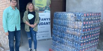 El Moviment Social Delta de l’Ebre i És per Tu donen més de 1.200 quilos de menjar al Banc dels Aliments