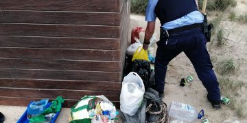 Els Mossos d’Esquadra denuncien un home per abocar escombraries al Trabucador