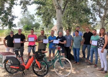 La il·luminació solar de la Via Verda del Baix Ebre rep el premi Encicla’t