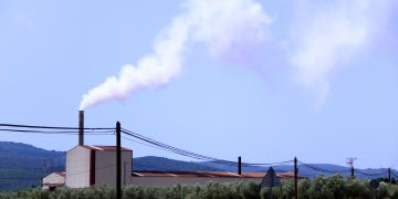 Veïns de Santa Bàrbara recullen firmes contra la pudor i els fums d’una planta de sansa