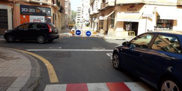 Canvis en el trànsit pel carrer Berenguer IV durant l’agost, per les obres del Cervantes