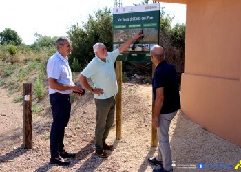 La nova Via Verda de l’hemidelta esquerre ja té en marxa el primer tram de l’Aldea
