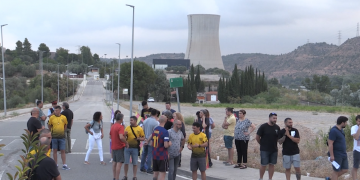 Vaga dels treballadors de Falck de les nuclears d’Ascó i Vandellòs