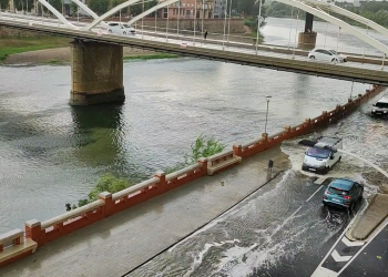 [#VÍDEO] ‘La rambla Felip Pedrell inundada i el riu buit’