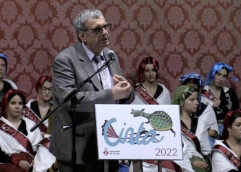 Així va ser el pregó de Manel Ollé  i la proclamació de les pubilles de la Cinta