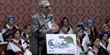 Així va ser el pregó de Manel Ollé  i la proclamació de les pubilles de la Cinta