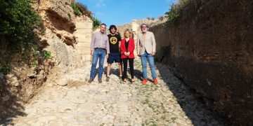 Les obres al fortí de Tenasses revelen l’antic camí cobert d’accés al recinte emmurallat