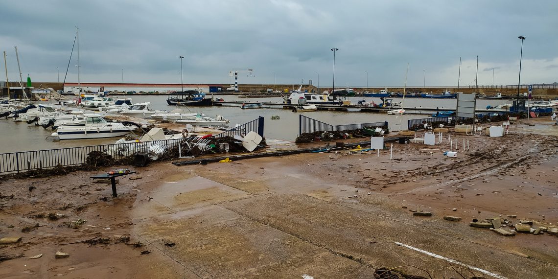 [#Fotogaleria] Les Cases d’Alcanar: la mateixa foto, un any després dels aiguats