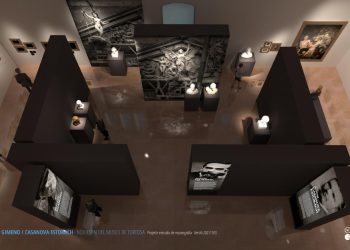 Així serà la nova sala d’artistes locals del Museu de Tortosa, dedicada a Francesc Gimeno, Antoni Casanova i Agustí Querol