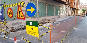 Tortosa inicia la millora de les voreres del carrer Marina, al barri del Temple