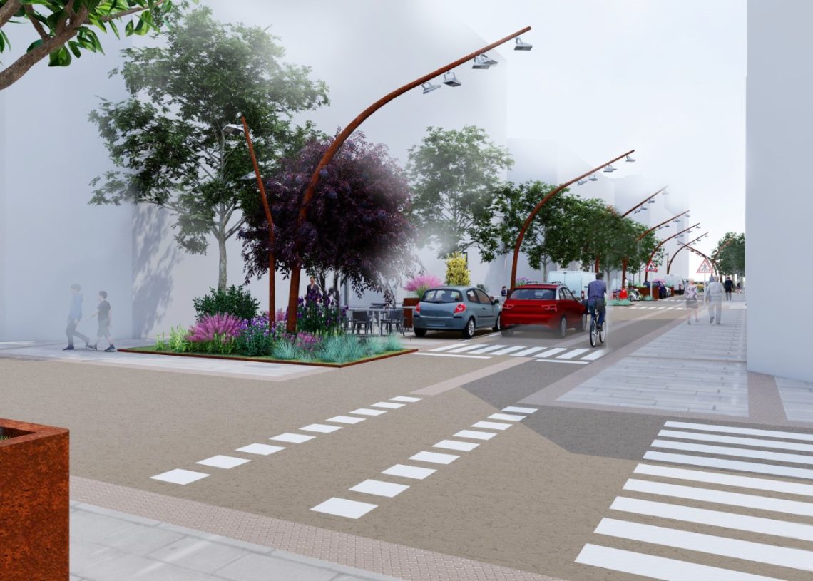 La recta final de les obres al carrer Cervantes obliga a fer el carrer Despuig de doble sentit