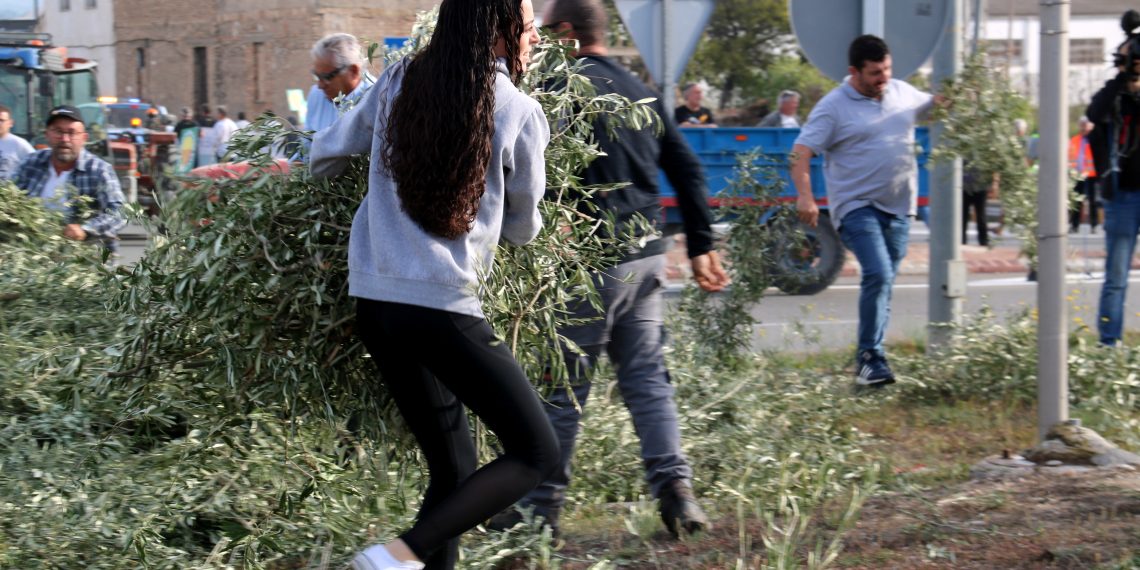 Així ha sigut la manifestació amb tractors de la Unió de Pagesos a Tortosa, contra la prohibició de cremar restes vegetals