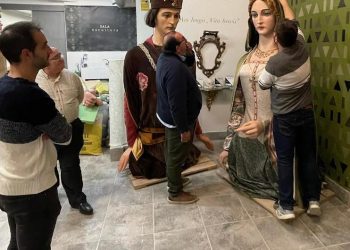Tortosa envia els gegants Rufo i Rubí a un taller de Reus, per restaurar-los i clonar-los