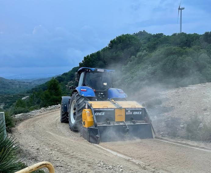 Tortosa amplia les obres de millora dels camins a la zona del Coll de l’Alba