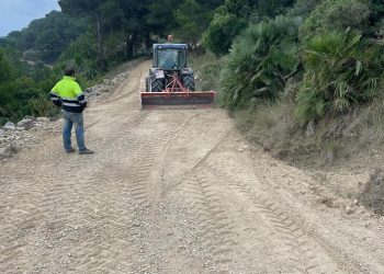 Tortosa amplia les obres de millora dels camins a la zona del Coll de l’Alba