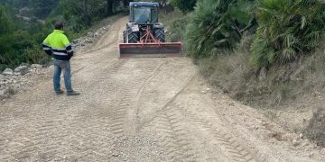 Tortosa amplia les obres de millora dels camins a la zona del Coll de l’Alba