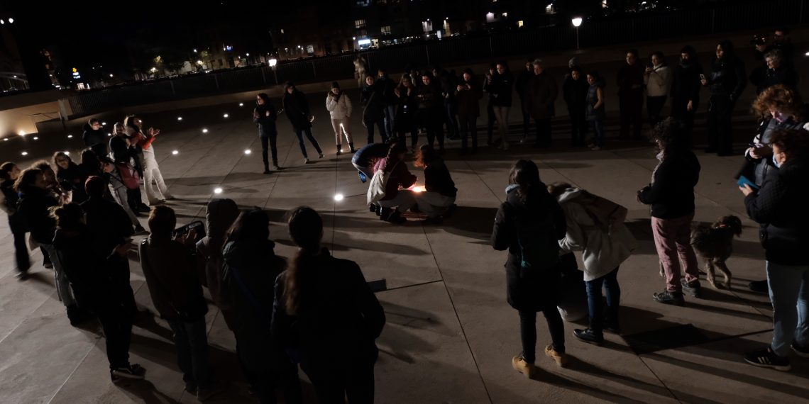 [#Fotogaleria] Les millors imatges de la Marxa de Torxes del 25-N a Tortosa