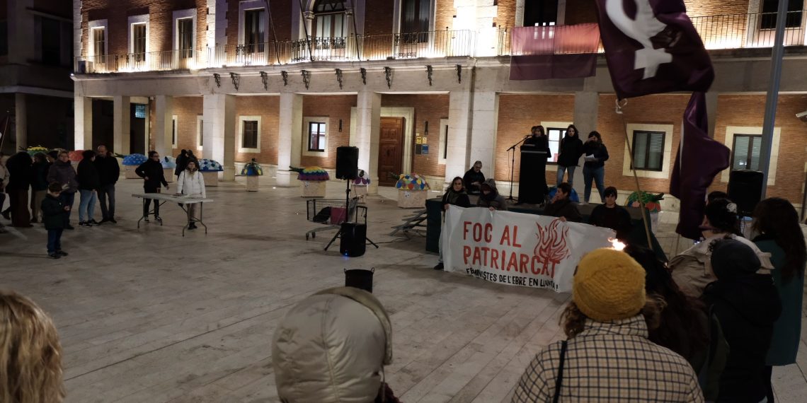 [#Fotogaleria] Les millors imatges de la Marxa de Torxes del 25-N a Tortosa