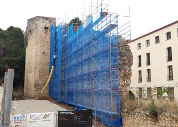 La rehabilitació de la muralla del Rastre permetrà obrir un nou passeig a Santa Clara