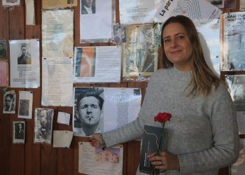 Familiars de milicians i brigadistes internacionals omplen d’emoció l’homenatge al Memorial de les Camposines