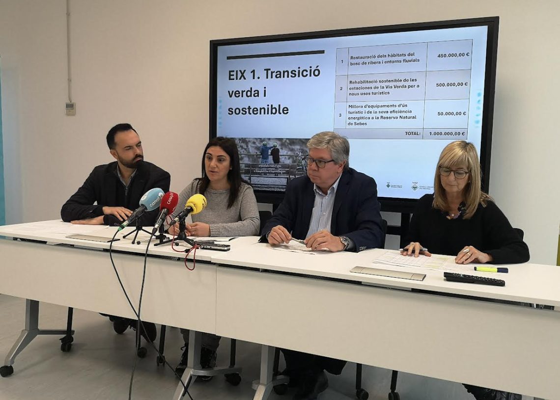 Els consells comarcals de l’Ebre  reforçaran el turisme sostenible amb tres milions d’euros
