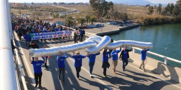 Clam de la PDE al cor del Delta per reclamar més aigua i sediments al tram final de l’Ebre